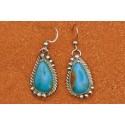 Boucles d'oreilles turquoise Kingman