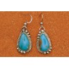 Boucles d'oreilles turquoise Kingman