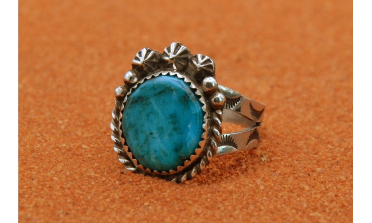 Bague turquoise Kingman