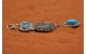 Pendentif turquoises et bison