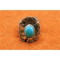 Thunderbird and turquoise Ring
