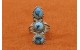 Bague turquoises Golden Hill
