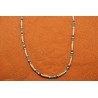 Collier os turquoise et corail