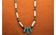 Collier os et turquoises Kingman