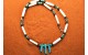 Kingman turquoise and bones Necklace