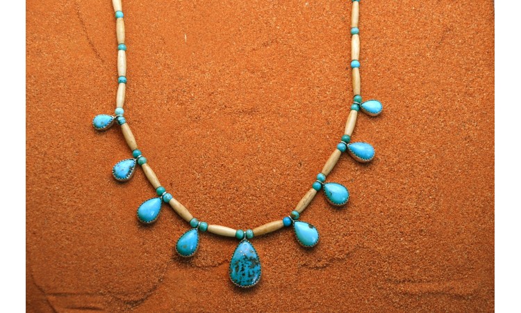 Kingman turquoise Necklace