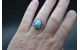 Bague turquoise Golden Hill