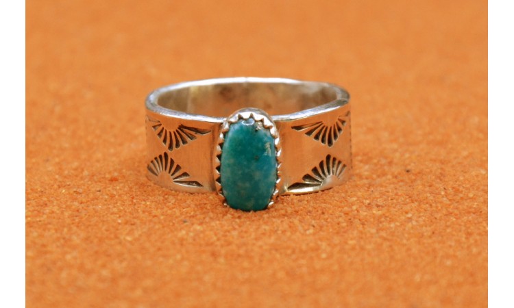 Bague turquoise Kingman