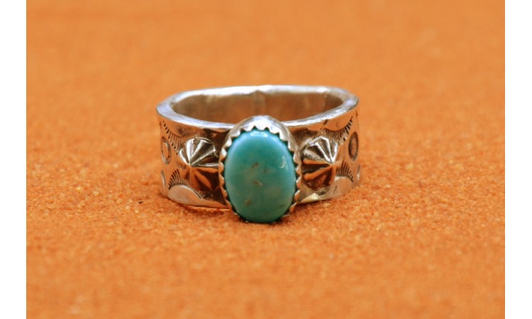 Kingman turquoise Ring