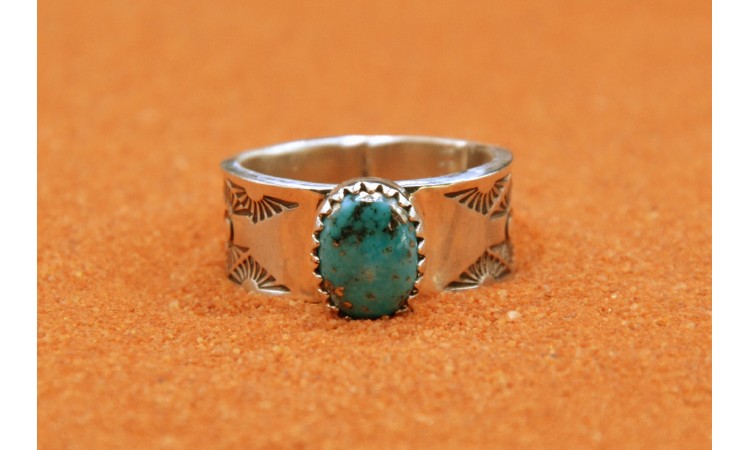 Bague turquoise Kingman