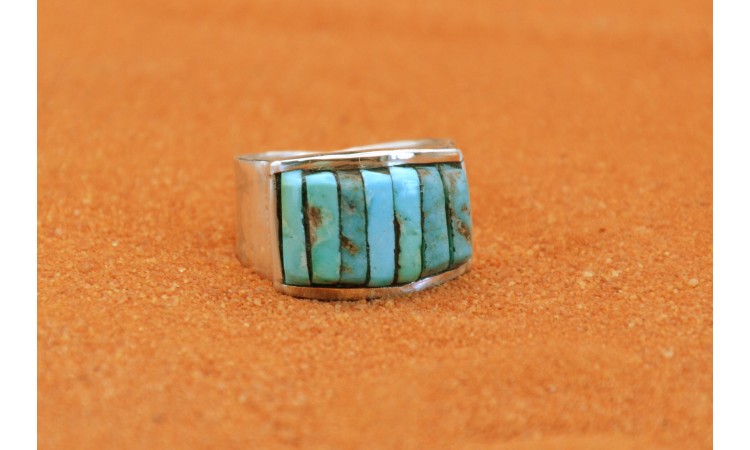 Bague turquoise Kingman Taille 60