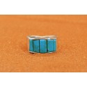 Bague turquoise Kingman Taille 66