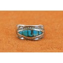 Bague turquoise Kingman Taille 61