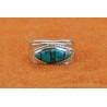 Bague turquoise Kingman Taille 56