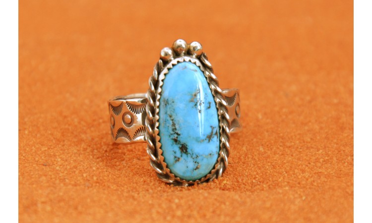 Kingman turquoise ring