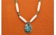 Bones and Kingman turquoise Necklace