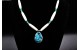 Bones and Kingman turquoise Necklace