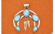 Pendentif Naja turquoise