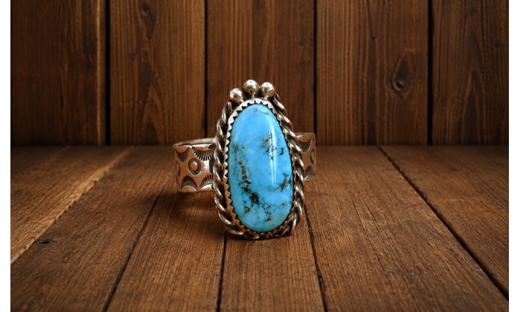 Bague turquoise Kingman