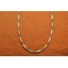 Collier turquoises et os