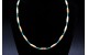 Collier turquoises et os