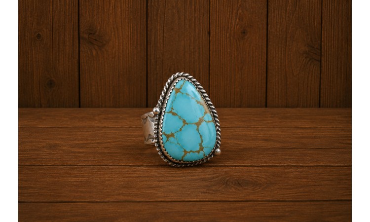 Bague turquoise Number 8