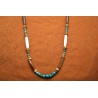 Bones and turquoise Necklace