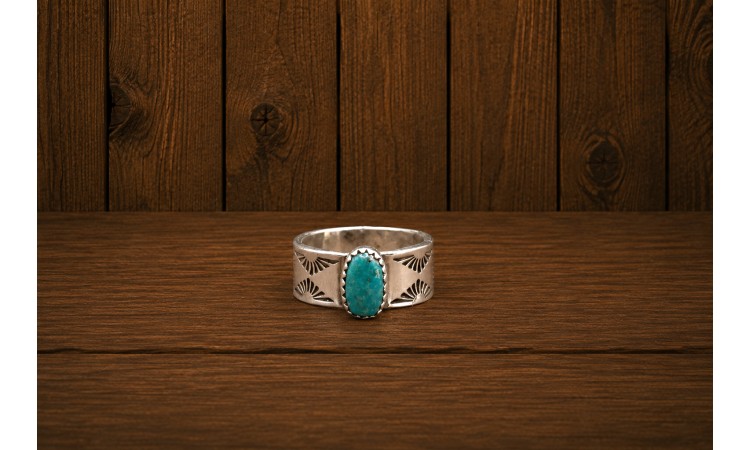Bague turquoise Kingman