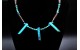 Collier os et turquoises Kingman