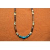 Bones and Kingman turquoise Necklace