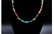 Collier os et turquoises Kingman