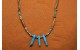 Collier os et turquoises Kingman