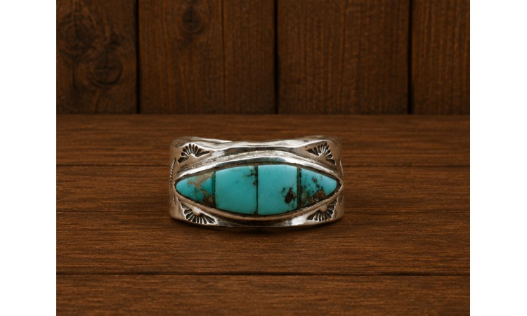 Kingman turquoise ring Size 6 1/4