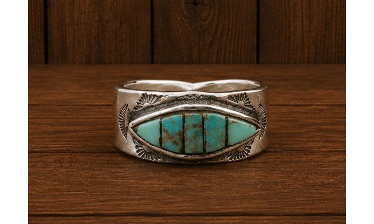 Kingman turquoise ring Size 10