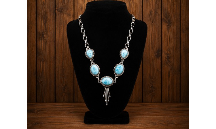 Larimar Necklace