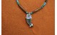 Bear claw and turquoise Necklace