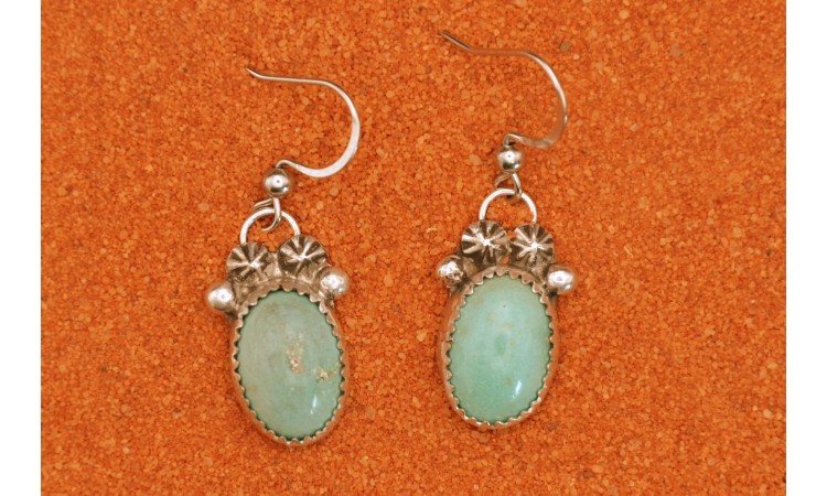 Boucles d'oreilles turquoises Royston