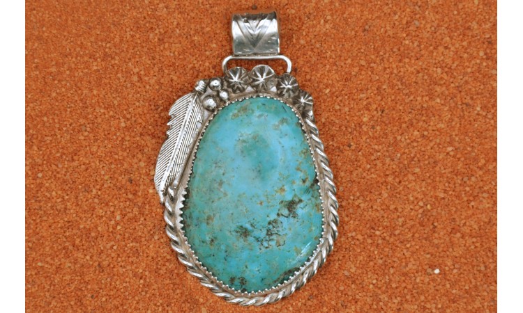 Pendentif turquoise Kingman
