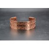 Sun symbol copper bracelet