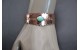 Copper and Kingman turquoise Bracelet