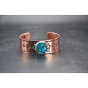 Bracelet cuivre et turquoise Kingman