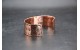 Copper and kingman turquoise bracelet