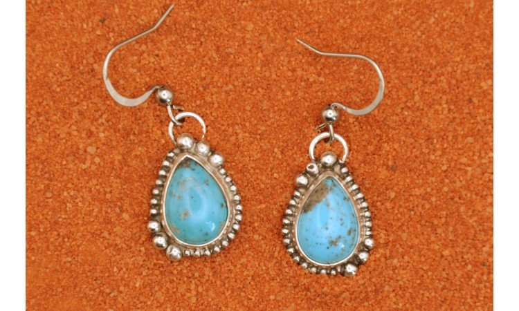 Boucles d'oreilles turquoises Kingman