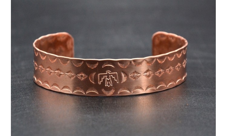Bracelet cuivre oiseau tonnerre