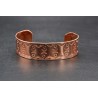 Sun symbol copper bracelet