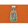 Pendentif jaspe océan