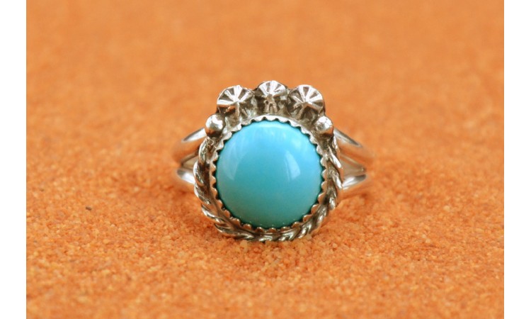 Bague turquoise sleeping beauty