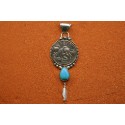 Kingman turquoise Pendant
