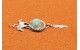 Pendentif turquoise et cheval