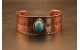 Bracelet cuivre et turquoise